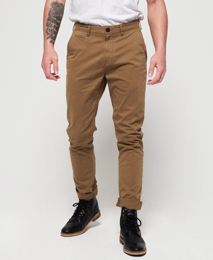 Superdry International Lite Slim Chinos Férfi Nadrág Khaki | UFXPA0835